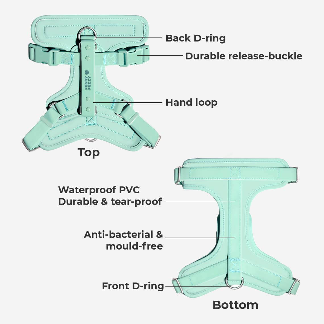 Gummy Cool Dog Accessories Walk Set - FUNNYFUZZY